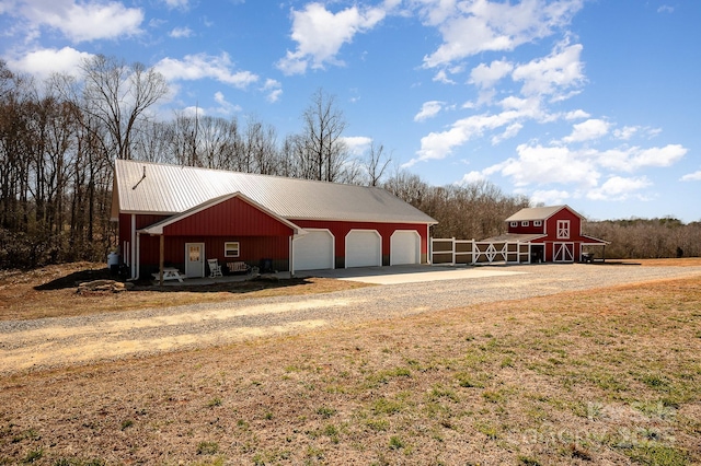 view of stable