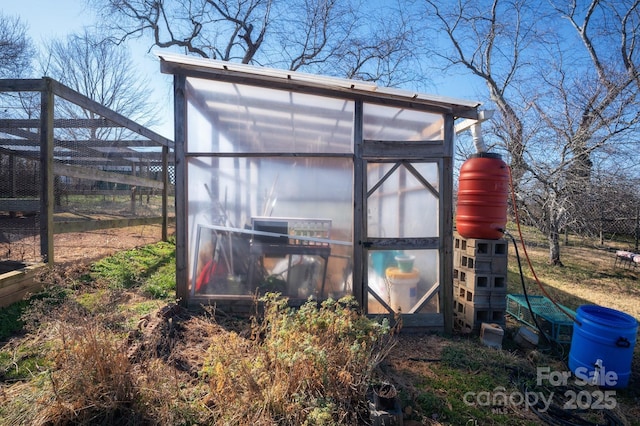 view of greenhouse