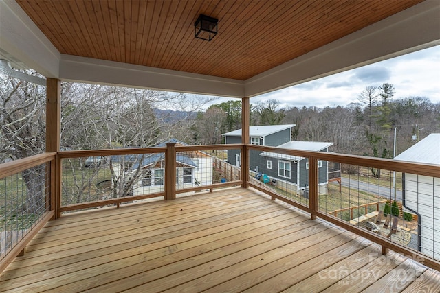 200 Stafford St, Black Mountain, NC 28711 - view of wooden deck