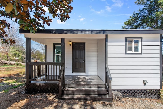 view of entrance to property