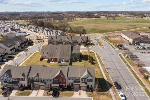 bird's eye view featuring a residential view