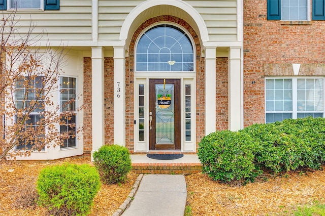 view of entrance to property