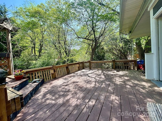 view of deck