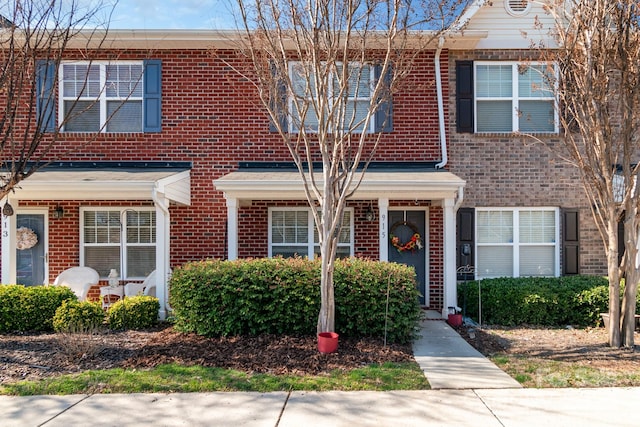 multi unit property with brick siding