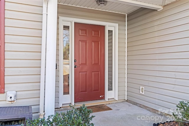 view of property entrance