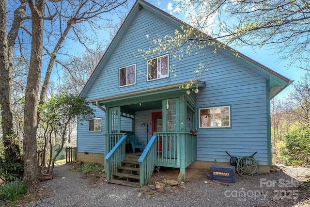view of rear view of house