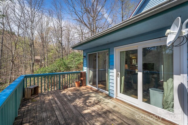 view of deck