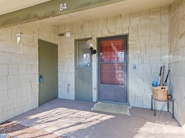 view of entrance to property