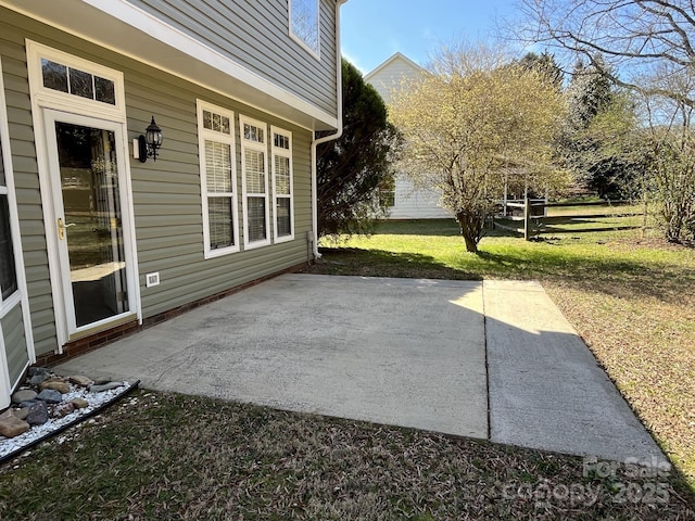 view of patio