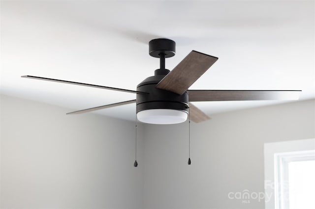 details featuring ceiling fan