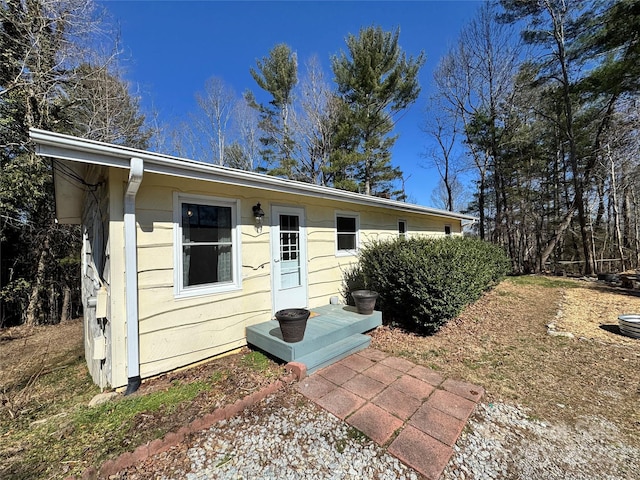 view of front of home