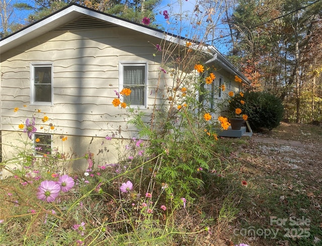 view of side of home