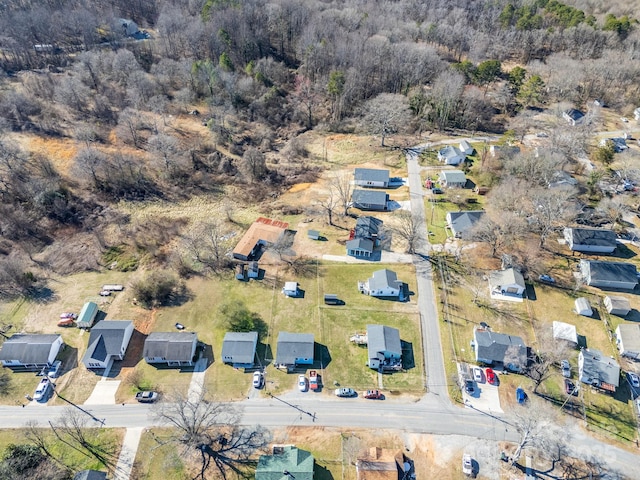 drone / aerial view featuring a residential view