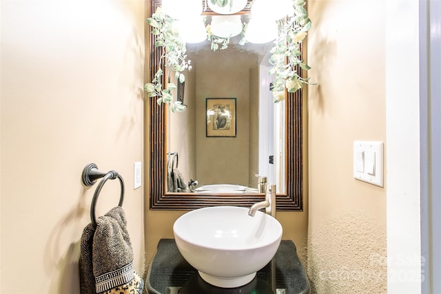 bathroom with a sink