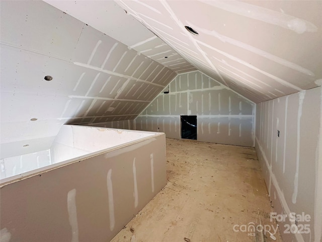 2960 Corpening Chapel Rd, Morganton, NC 28655 - additional living space featuring vaulted ceiling