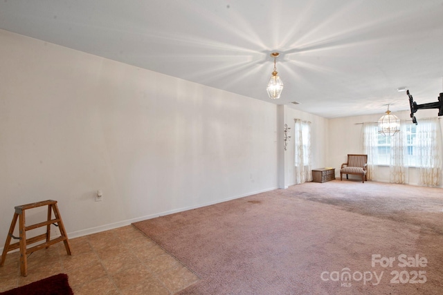 living room with baseboards