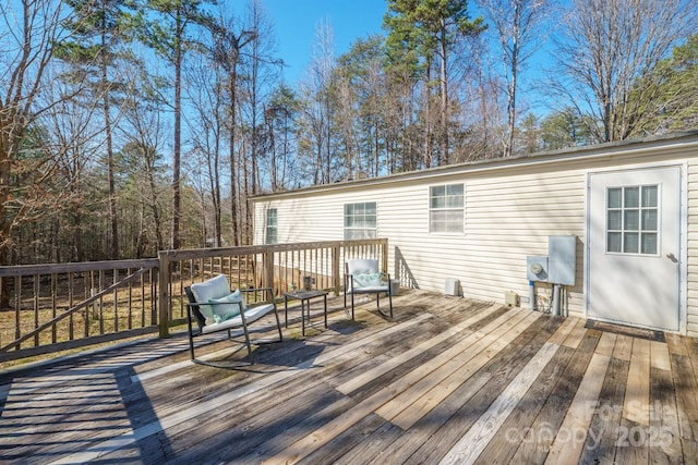 view of deck