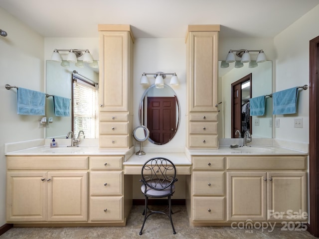 full bath with vanity