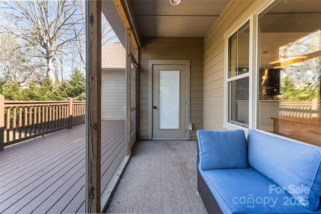 exterior space with outdoor lounge area