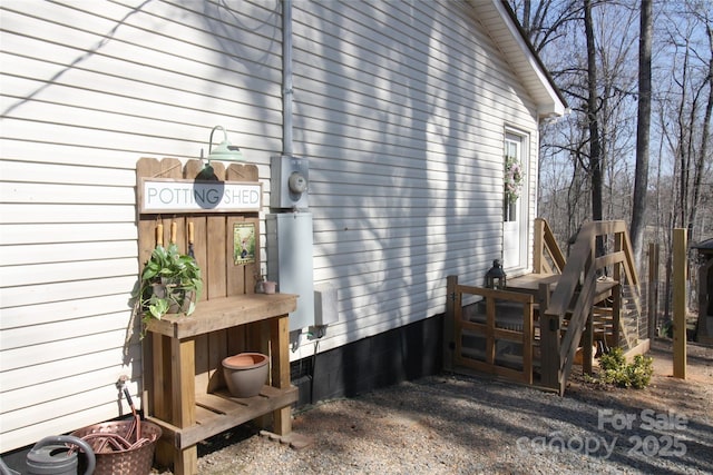 view of home's exterior