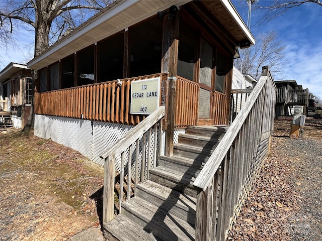 view of property exterior