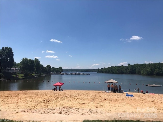 property view of water