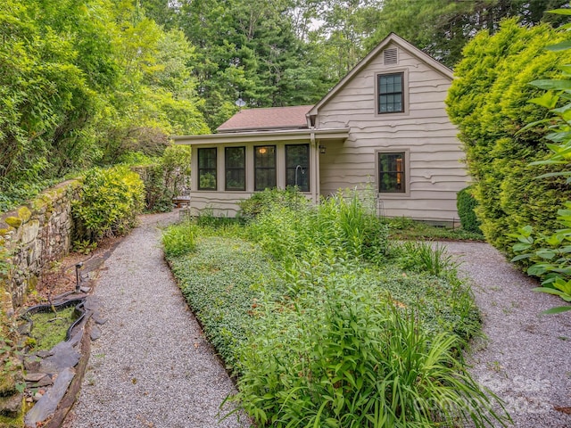 view of front of home