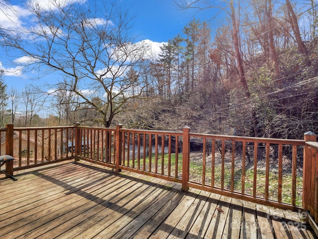 view of deck