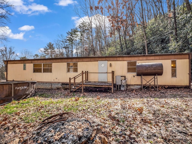 view of rear view of property