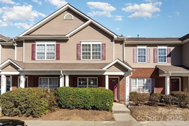 multi unit property with brick siding