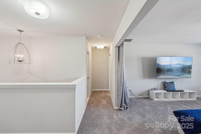 1426 Whitman Ct, York, SC 29745 - corridor with carpet floors and baseboards