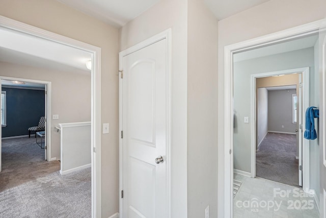 1426 Whitman Ct, York, SC 29745 - corridor with light carpet and baseboards