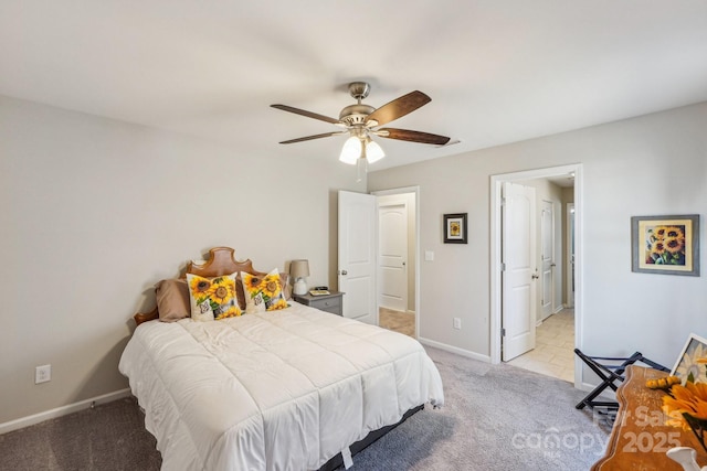 1426 Whitman Ct, York, SC 29745 - bedroom with light colored carpet and a ceiling fan