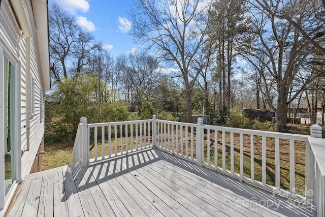 view of deck