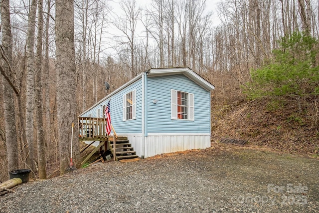 view of front of property