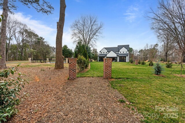 16112 Terry Ln, Huntersville, NC 28078 - view of yard featuring fence