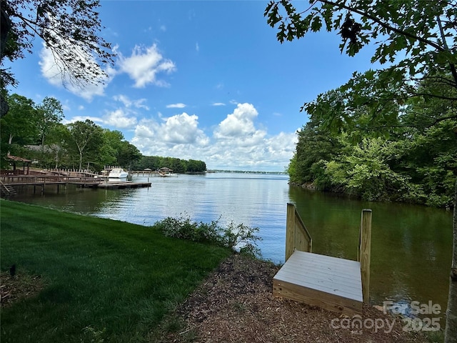 16112 Terry Ln, Huntersville, NC 28078 - view of dock with a water view