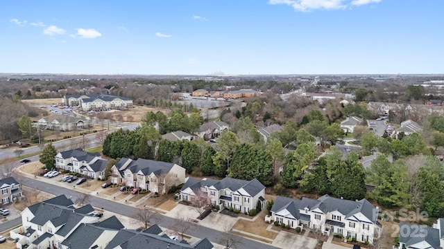 bird's eye view featuring a residential view