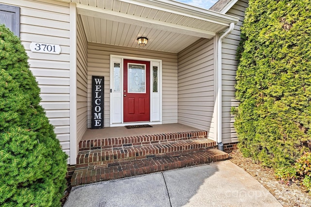 view of entrance to property