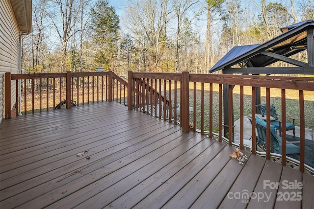 view of deck