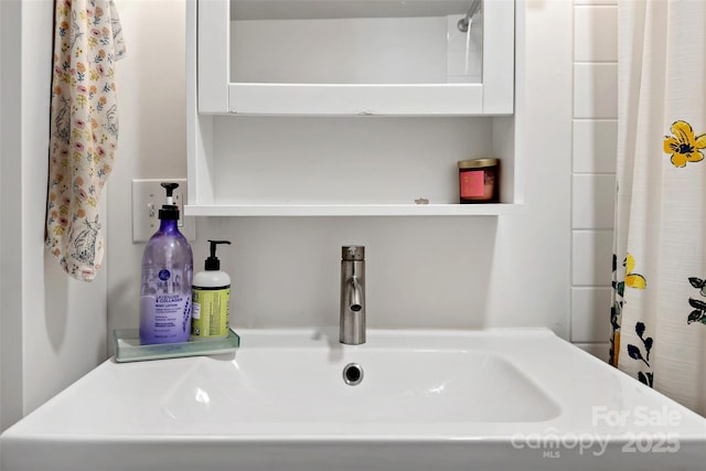 bathroom with a sink