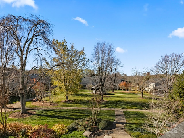 surrounding community featuring a yard