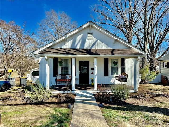 bungalow-style house with a porch