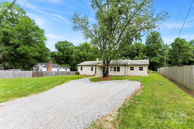 228 Tot Dellinger Rd, Cherryville, NC 28021 - view of front facade featuring driveway
