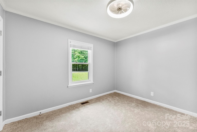 228 Tot Dellinger Rd, Cherryville, NC 28021 - empty room with carpet flooring, ornamental molding, and baseboards