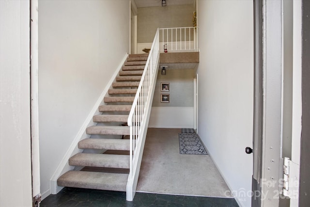 view of staircase