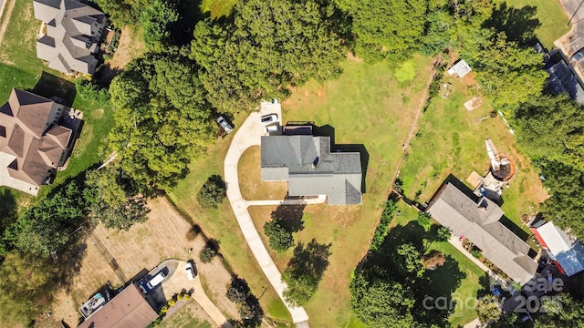 birds eye view of property featuring a residential view