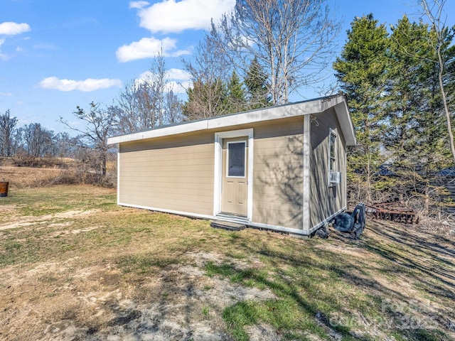 view of outbuilding with an outdoor structure