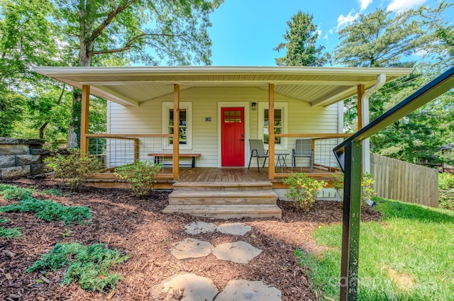 124 Dodge St, Asheville, NC 28803 - view of front of home featuring covered porch