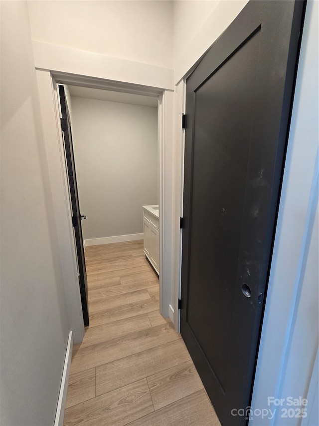 44389 US-52 Hwy N, Richfield, NC 28137 - corridor featuring light wood-style flooring and baseboards